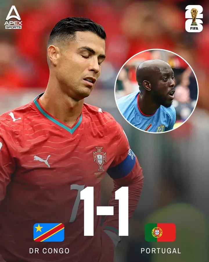 #worldcup2026:DR Congo yanditse amateka Imbere ya Christiano Ronaldo